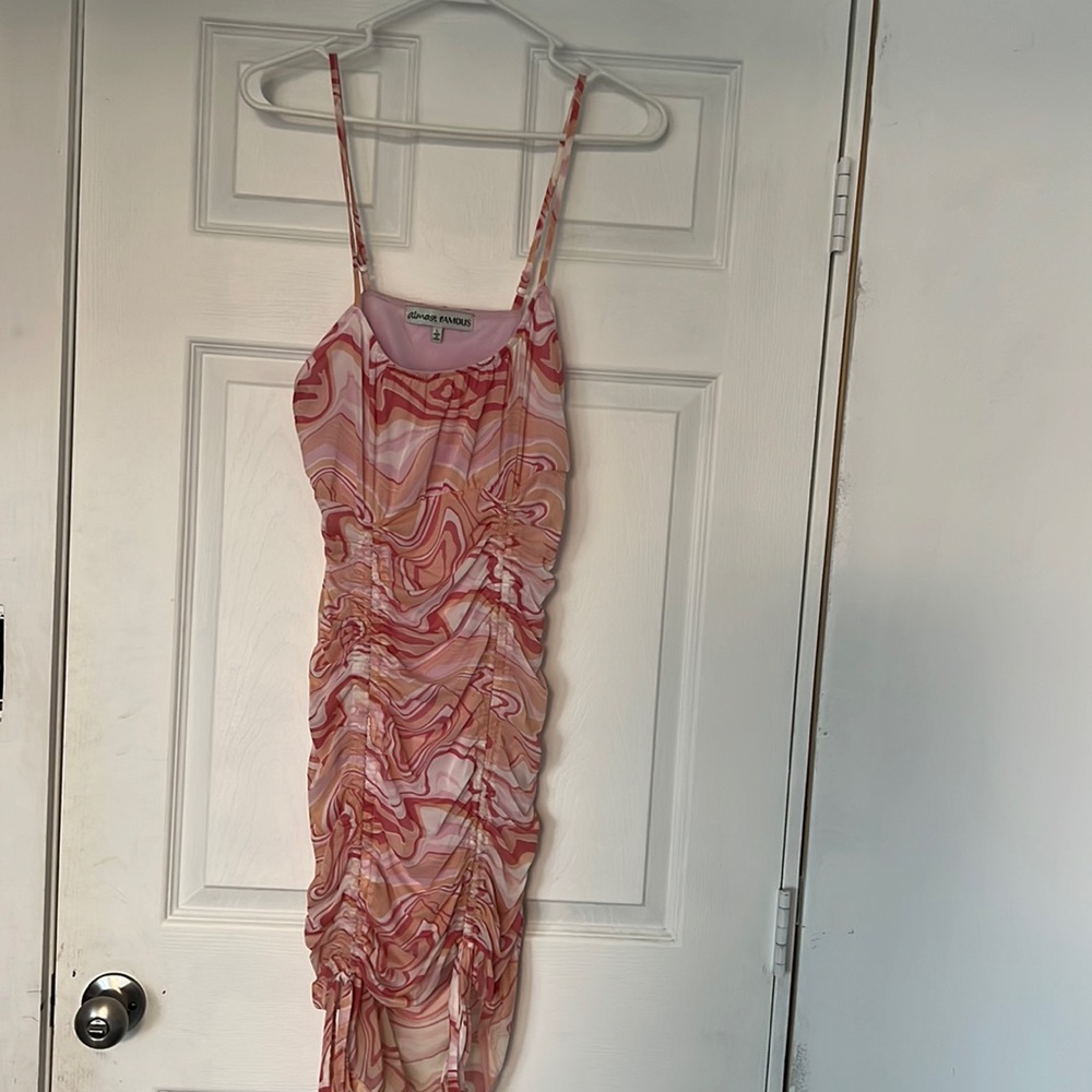 Short mesh dress